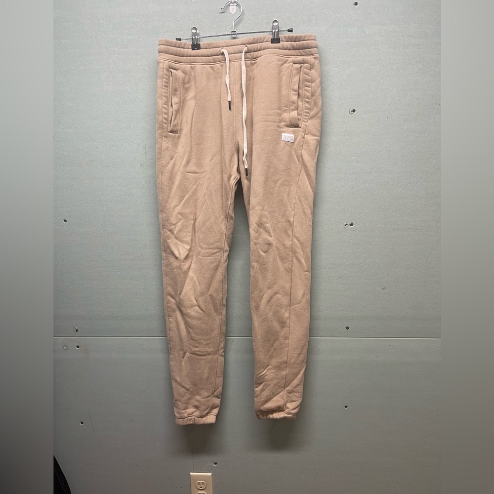 Beige Hollister sweatpants barley worn